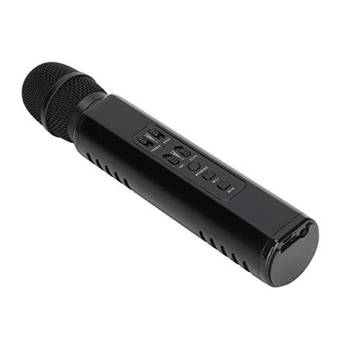Zunate K6 Wireless Bluetooth Microphone, Portable Handheld Microphone Speaker Machine, 2000Mah Battery, Bluetooth Microphone For Karaoke Birthday Home Party(Black) #TOP12