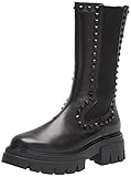Ash Women's Lennox Studs Chelsea Boot, Black, 11