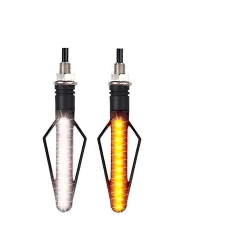 Indicateurs moto clignotants LED et feu de freinage pour modification de moto universelle