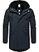 Ragwear Herren warme wasserdichte und atmungsaktive Winterjacke lang Mr Smithem YOUMODO Black25 Gr. XL
