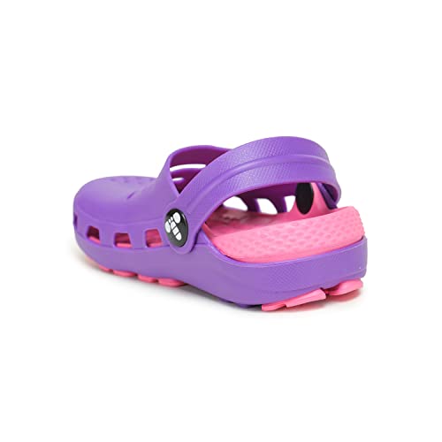 Image of toothless Barbie Kids Girls Purple /Pink Clogs