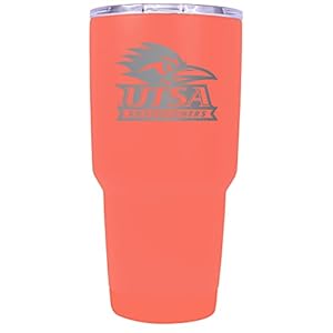 UTSA Road Runners 24 oz Insulated Tumbler Etched – Coral