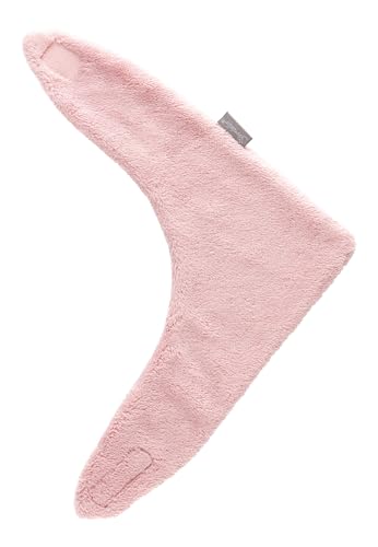 Sterntaler Kinder Halstuch Teddyflausch gefüttert Unisex - Dreieckstuch für Baby und Kinder mit Klettverschluss, gefüttert mit Microfleece - mattrosa, 2