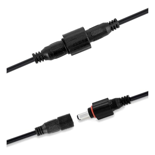 T-SUN 16.4ft Solar Spotlights Extension Cable, Solar Lights DC Extension Wire Extension Cord IP65 Waterproof, 1 Pack by T-SUN - Image 5