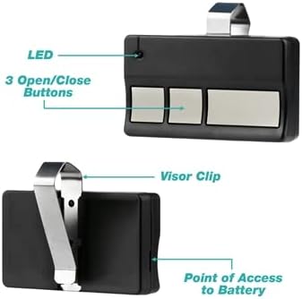 2 Garage Door Remotes for Liftmaster 973LM