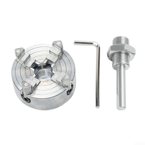SPORTARC Mandrin de tour, mandrin de tour à bois de haute précision avec 3 mâchoires et 4 mâchoires, mandrin auto-centrant en alliage, accessoires de tour à bois, M32SF2ZM73V94VKR222ZEC