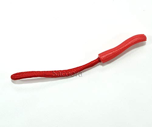 10Pcs Durable Zipper Pulls Zipper Tab Zipper Tags Cord Pulls Zipper Extension Zip Fixer For Backpacks, Jackets, Luggage, Purses, Handbags (Red) #TOP1