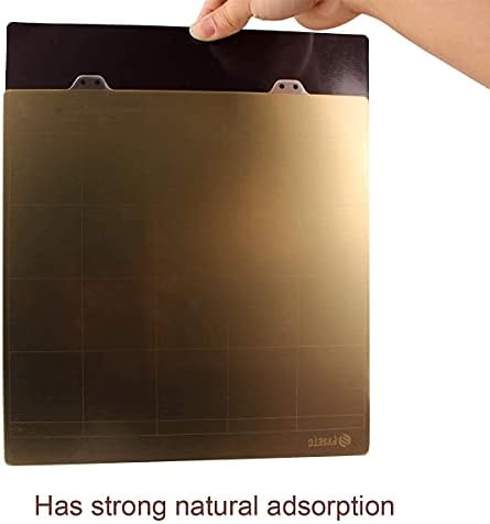Toaiot 3D Printer Build Plate Heatbed Spring Steel Sheet Sticked PEI 220 x 220mm/ 8.6x8.6 inch Printing Hotbed Parts with Magnetic Base for Aneti A8 A6 Wanha Duplicato i3 Ultimak A10 Ender 3 Pro