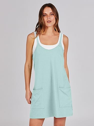Image of ANRABESS Women Athletic Dress Summer Tennis Workout Active Sports Mini Romper Dress Built in Shorts Travel Vacation Clothes