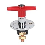 Qudinip Batterietrennschalter, ABS-Kunststoffgehäuse mit Verkupfertem Bolzen, 300 A Nennstrom für 12 V–60 V-Batterien, Verwendet für Elektrische Ausrüstung von Rennwagen, Booten u