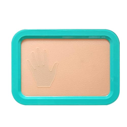 FHUILIJH Almohadilla de práctica de acupuntura de enseñanza de Piel Falsa Humana Modelo de Kit de práctica de acupuntura para Principiantes,Flesh,12cm