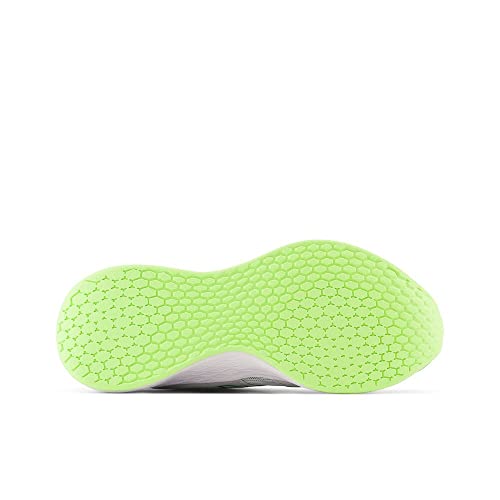 Image of New Balance Kid's Fresh Foam Roav V1 Lace-up Running Shoe, Brighton Grey /Bleached Lime Glo /Summer Aqua, 1 Little Kid