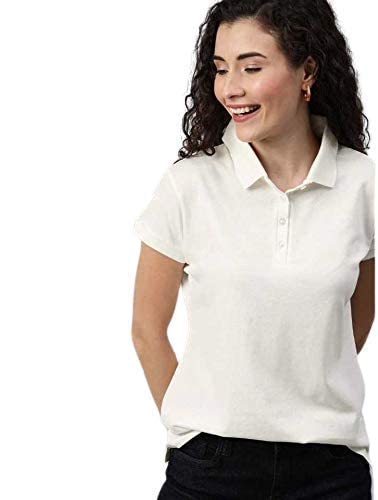 a to z creation 100% Pure Organic Cotton Regular Fit Solid Polo T-Shirt for Women-picture-36
