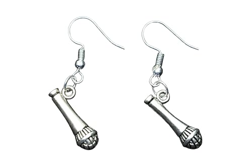 Boucles d'oreille micro argenté Miniblings pour passionnés de musique et chant