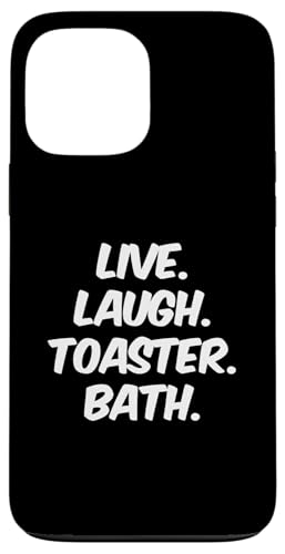 Live Laugh Toaster �o�X�T�C�� Live Laugh Toaster �����C�̈��p �X�}�z�P�[�X iPhone 13 Pro Max �p