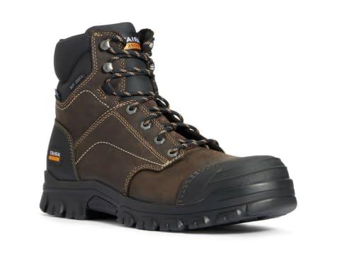 Ariat BMVY9 Mens Treadfast 6' Waterproof Steel Toe Work Boot...