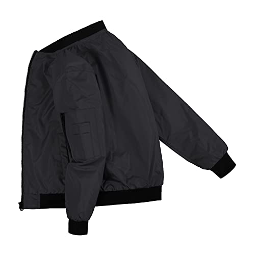 Image of SNOW DREAMS Boys Girls Bomber Jacket Flight Jackets Spring Varsity Jacket