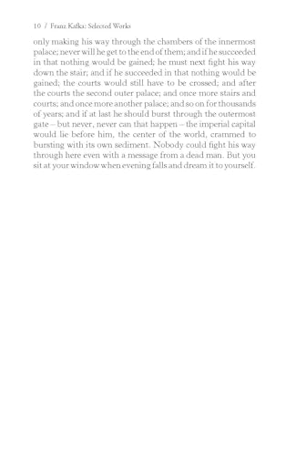 Franz Kafka: The Selected Works