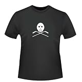 hockey shirts uk Comercio justo Cre9tive Shirts Hockey Máscara – Halloween, – Camiseta para Hombre – Comercio Justo, Negro, 3XL