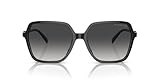 Michael Kors MK2196U Jasper Universal Fit Sunglasses, Black/Dark Grey Gradient, 58 mm