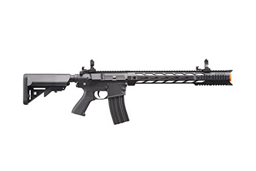 Lancer Tactical Gen Il Spr Interceptor M4 Airsoft- Electric Full/Semi-Auto, 1000 Rounds Bag Of 0.20G Bbs, Battery& Charger Included-Black #TOP2