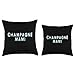 Champagne Mami Hip Hop Throw Pillow