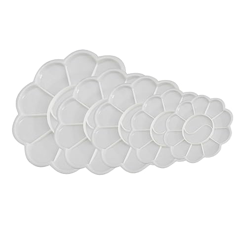 ARTIBETTER DIY Craft Essential Lightweight Sanitary Palette Set 5pcs Watercolor Paint Trays