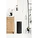 Brabantia Newicon Cubo de Basura con Pedal, Acero Inoxidable, Negro Mate, 30...