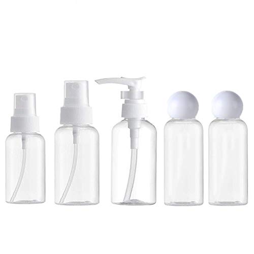 Preisvergleich Produktbild DUOBANGS Abfüllflaschen Reise Reiseflaschen Wiederverwendbare Shampooflaschen Toilettenartikel in Reisegröße Reisezubehör Tragbare Lotionsemulsionsflasche