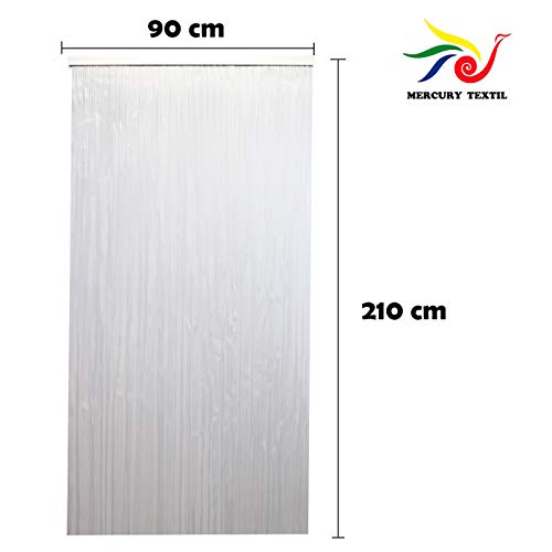 Miniatura 3 de Mercury Textil Cortina Para Puerta Tiras Pvc 210x90cm Cortina Para Puerta Exterior Transparente P5