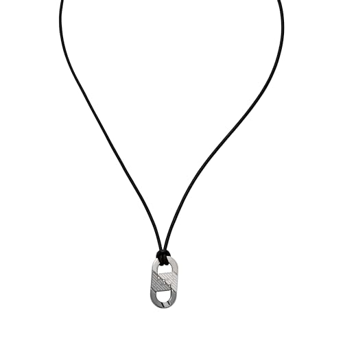 Image of Emporio Armani Stainless Steel Pendant or Chain Necklace for Men