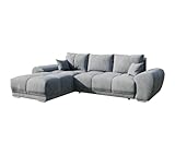 🌟 Elegantes Design - Unsere Eckcouch ist nicht nur funktionell, sondern auch ästhetisch ansprechend. Sie ist in vielen modischen Farben erhältlich, wobei sich der Monolith-Stoff durch seine Feinheit und Haltbarkeit auszeichnet. Dank der wasserabweisenden Beschichtung müssen Sie sich keine Sorgen über verschüttete Flüssigkeiten oder Flecken auf dem Stoff machen. Ihr Wohnzimmer erhält einen neuen, eleganten Look