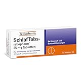 SchlafTabs-ratiopharm 25 mg Tabletten