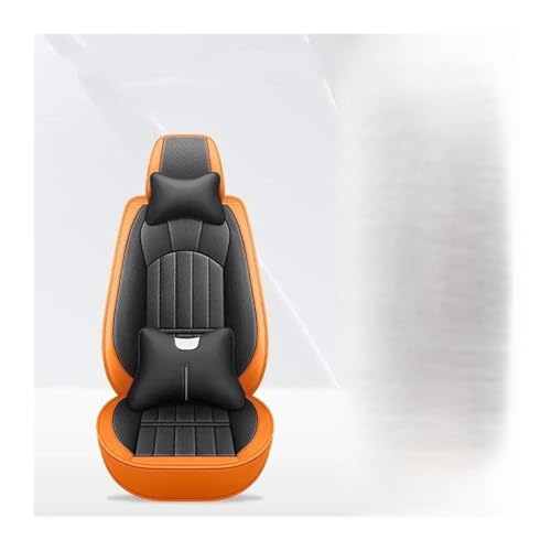 Housses siège voiture universelles orange et noir avec coussins pour Duster Kadjar