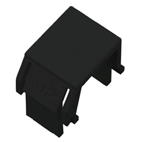 Legrand - OnQ Blank Keystone Insert, For All Multimedia Keystone Wallplates, Covers Unused Ports, Black, WP3455BK