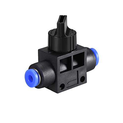 Valve de contrôle du débit d'air raccord pneumatique 4mm régulateur de vitesse