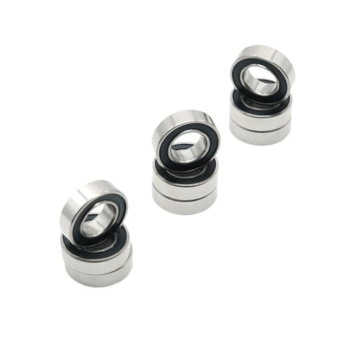 Roulements à billes MR62-2RS 2x6x2.5mm scellés noir pour modèle RC | Lot de 10