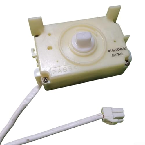 LatoYard NTGZ004K02 - Motor de máquina de hielo para refrigeradores para Haier, para modelos Hisense, pieza de repuesto de bajo consumo en color blanco