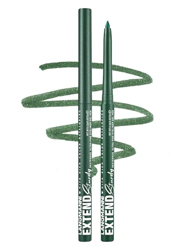 Erinde Grün Eyeliner Wasserfest, Long Lasting & Waterproof Eye Liner Pen, Matt Green Drehstift Kajalstift, Creamy Llidstrich Stift