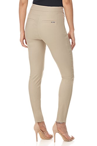 Rekucci Women's Ease Into Comfort Modern Stretch Skinny Pant With Tummy Control (14, Stone) #TOP2