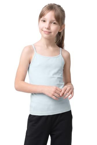 Image of Kurve Girl's Sleeveless Tank Top - Stretch Undershirts Cami Camisole, UV Protective Fabric, Rated UPF 50+ (Made in USA)