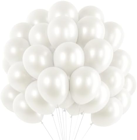 RUBFAC 120 Balloons Assorted Color 12 Inches Rainbow Latex Balloons, 12 Bright Color Party Balloons for Birthday Baby Shower Wedding Party Supplies Arch Garland