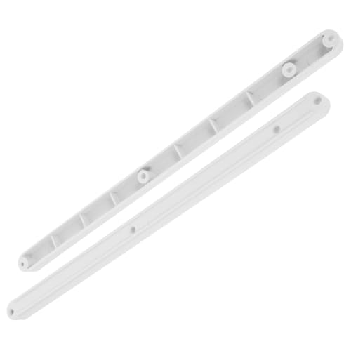 LIFKOME 2個 プッシュオープン対応プラスチック製サイドマウント引き出しスライドレール 滑らかな動きと静音設計 衣類収納やキッチンキャ