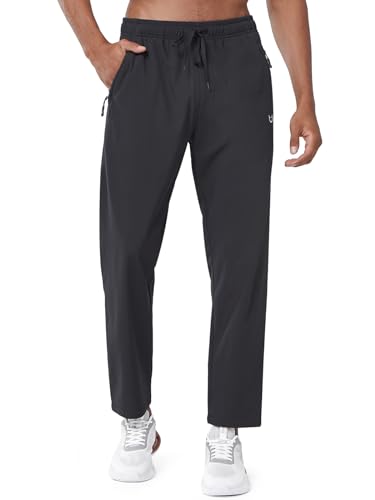 NORTHYARD Men's Fleece Lined Pant Winter Warm Sweatpant Wind Cold Weather Pants Running Athletic Workout Gym Joggers