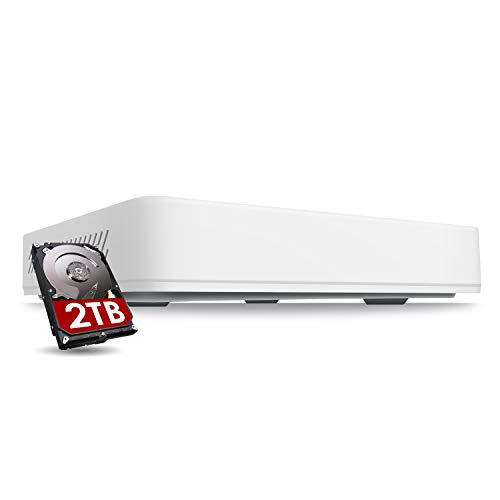 ZOSI H.265+ 5MP Security DVR 8 Channel, Remote Access, Motion Detection, Alert Push, Hybrid Capability 4-in-1(Analog/AHD/TVI/CVI) CCTV DVR Reorder for Home Surveillance Cameras (2TB HDD Included)