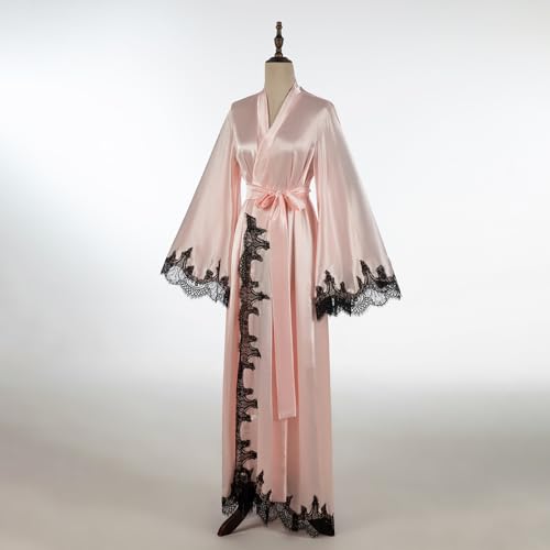 Women's Kimono Robe for maternity photoshoot Long Bride Bridesmaids Wedding party robe for women3
