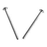 Shower Faucet Escutcheons Screws for Moen 15528 Escutcheon Screws Replacement,Compatible with Moen Shower Faucet Cover Plate,Chrome (2-Pack)