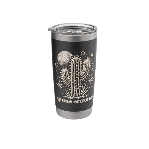 Yuma Arizona - Yuma AZ Cactus Stainless Steel Insulated Tumbler