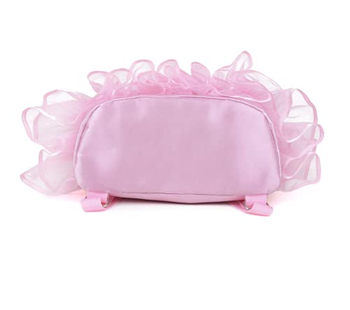 Kids Ballerina Dance Bag for Girls, Duffel is The Perfect Size for Ballet Class,Dance Recitals,Weekend Overnight, Short trips,Carry-on Size4
