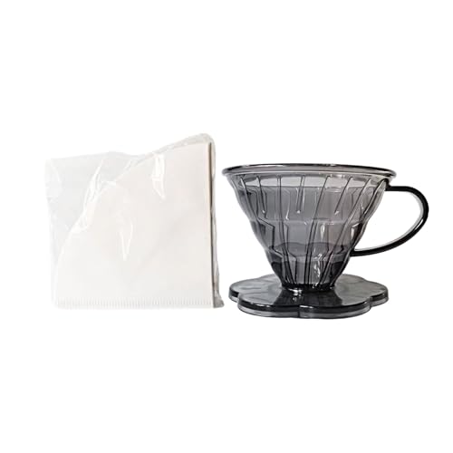 Taza de filtro de café para preparación lenta con agarre cómodo, cafetera elaborada a mano, gotero de café para extracción uniforme, filtro de café de viaje